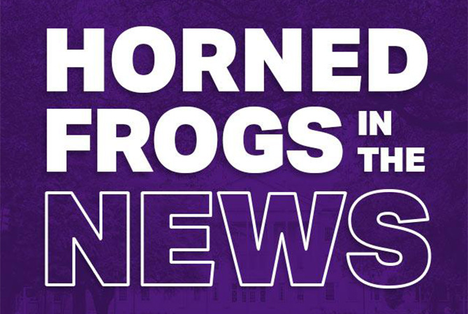 horned frogs in the news
