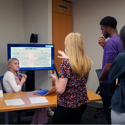 TCU students in classroom