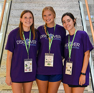 TCU Nursing camp students